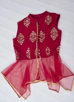 Bottom From Maroon N White Georgette Sequins Palazzo Set After Six Wear -ZariGrace Shop Maroon N White Georgette Sequins Palazzo Set IWBS02301027 rrc2