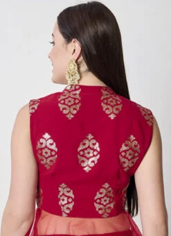 Bottom From Maroon N White Georgette Sequins Palazzo Set After Six Wear -ZariGrace Shop Maroon N White Georgette Sequins Palazzo Set IWBS02301027 rrc3