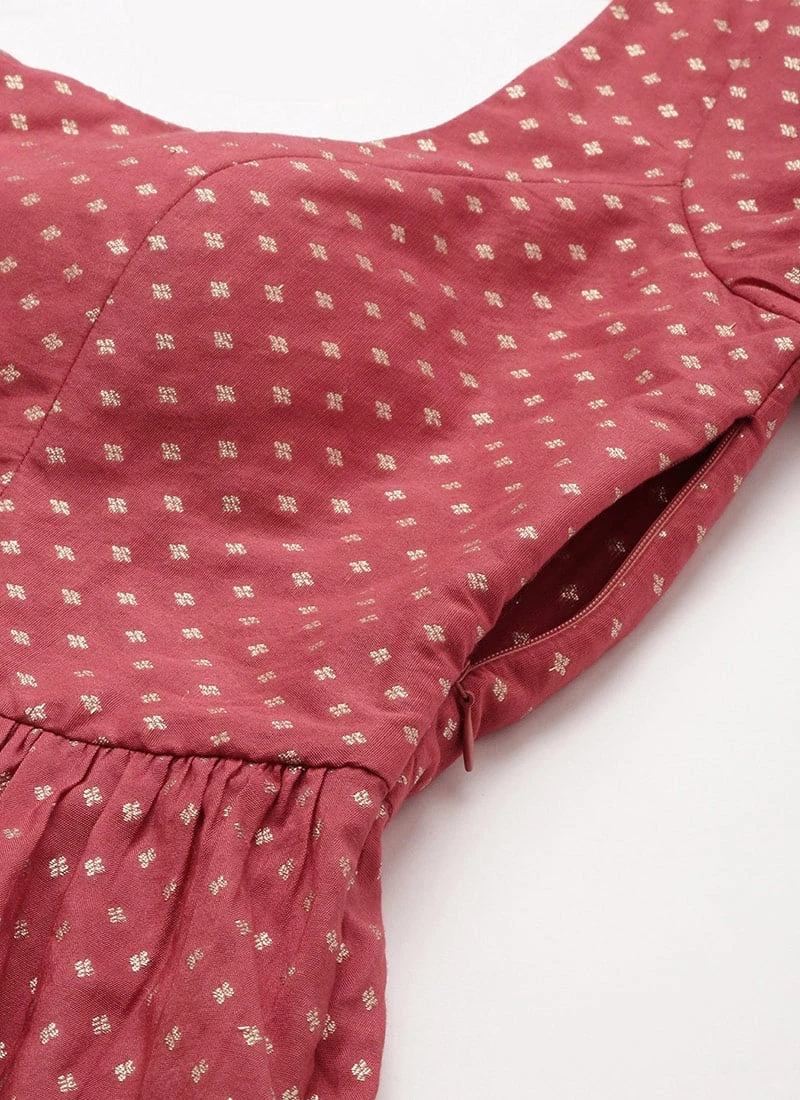 Dupatta From Maroon Nylon Jacquard Gharara Set After Six Wear 9 Dupatta From Maroon Nylon Jacquard Gharara Set After Six Wear - Image 7