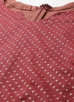 Maroon Nylon Jacquard Kurta Sets Festive Wear 14 Maroon Nylon Jacquard Kurta Sets Festive Wear -ZariGrace Shop Maroon Nylon Jacquard Kurta Sets KSBS02202361 rrc1