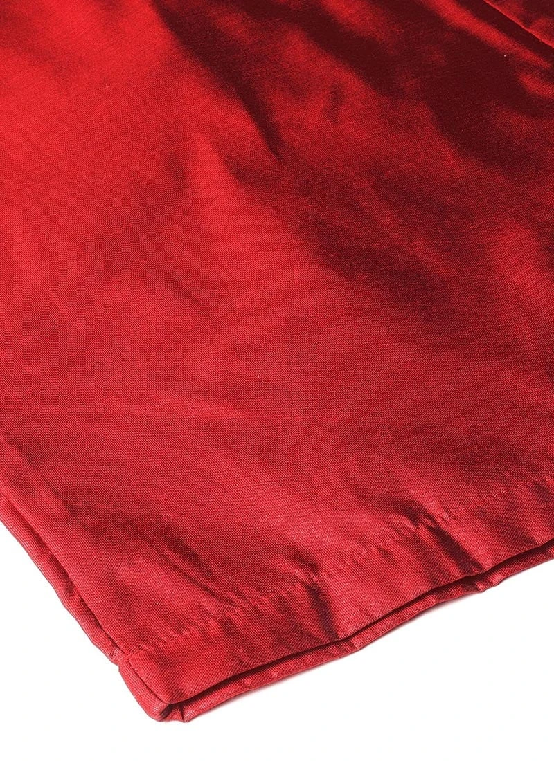 Maroon Printed Kurta Set Festive Wear 10 Maroon Printed Kurta Set Festive Wear - Image 8