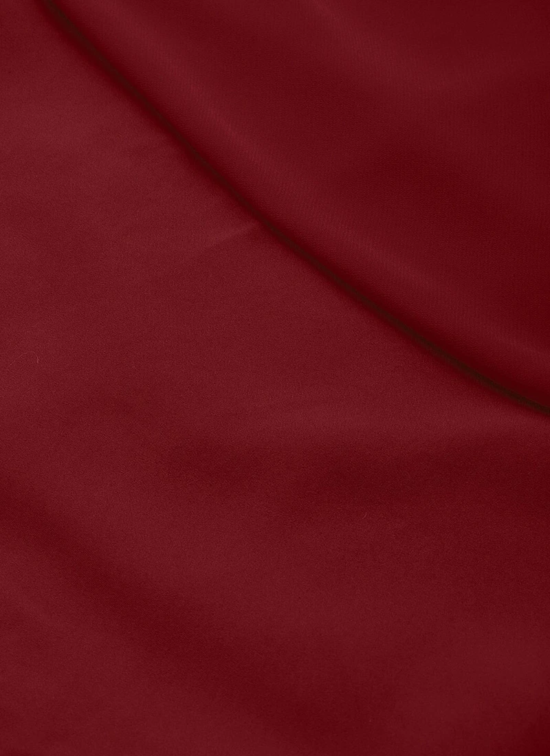 Maroon Sequins Handkerchief Gown Festive Wear 10 Maroon Sequins Handkerchief Gown Festive Wear - Image 8