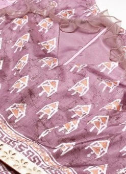 Mauve Digital Printed Maxi Dress Festive Wear -ZariGrace Shop Mauve Digital Printed Maxi Dress DRBS02212588 rrc1