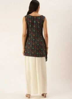 Mauve N Off White Cotton Kurta Set Festive Wear After Six Wear -ZariGrace Shop Mauve N Off White Cotton Kurta Set KSBS02111114 b