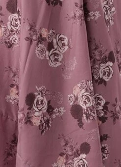 Mauve Organza Digital Printed Cowl Style Dress After Six Wear -ZariGrace Shop Mauve Organza Digital Printed Cowl Style Dress DRBS02210000 rrc4