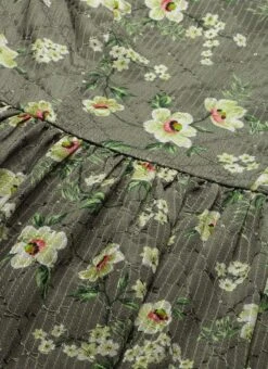 Mehndi Green Georgette Printed Dress After Six Wear -ZariGrace Shop Mehndi Green Georgette Printed Dress DRBS02211034 rrc1 1