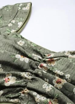 Dupatta From Mehndi Green Georgette Printed Palazzo Suit After Six Wear -ZariGrace Shop Mehndi Green Georgette Printed Palazzo Suit SLBS02211252 rrc1 2