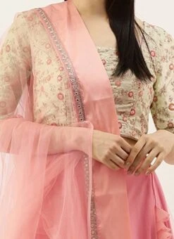 Mint Green Embroidered N Peach Net Lehenga Festive Wear -ZariGrace Shop Mint Green Embroidered N Peach Net Lehenga GHBS02308954 rrc1