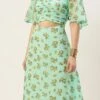 Mint Green Georgette Digital Printed Dress After Six Wear -ZariGrace Shop Mint Green Georgette Digital Printed Dress DRBS02211307 l