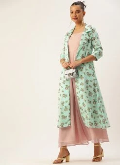 Mint Green Georgette Digital Printed Jumpsuit Festive Wear After Six Wear 12 Mint Green Georgette Digital Printed Jumpsuit Festive Wear After Six Wear -ZariGrace Shop Mint Green Georgette Digital Printed Jumpsuit DRBS02211058 u 1