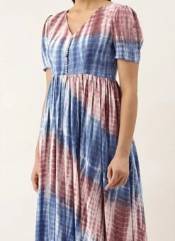 Multi Colour Modal Woven Dress After Six Wear