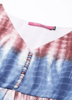 Multi Colour Modal Woven Dress After Six Wear -ZariGrace Shop Multi Colour TENCEL Modal Woven Dress DRBS02202391 rrc1