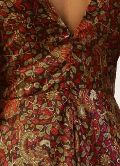 Bottom From MultiColored Art Silk Printed Suit After Six Wear -ZariGrace Shop MultiColored Art Silk Printed Suit SLBS02302380 rrc3 1