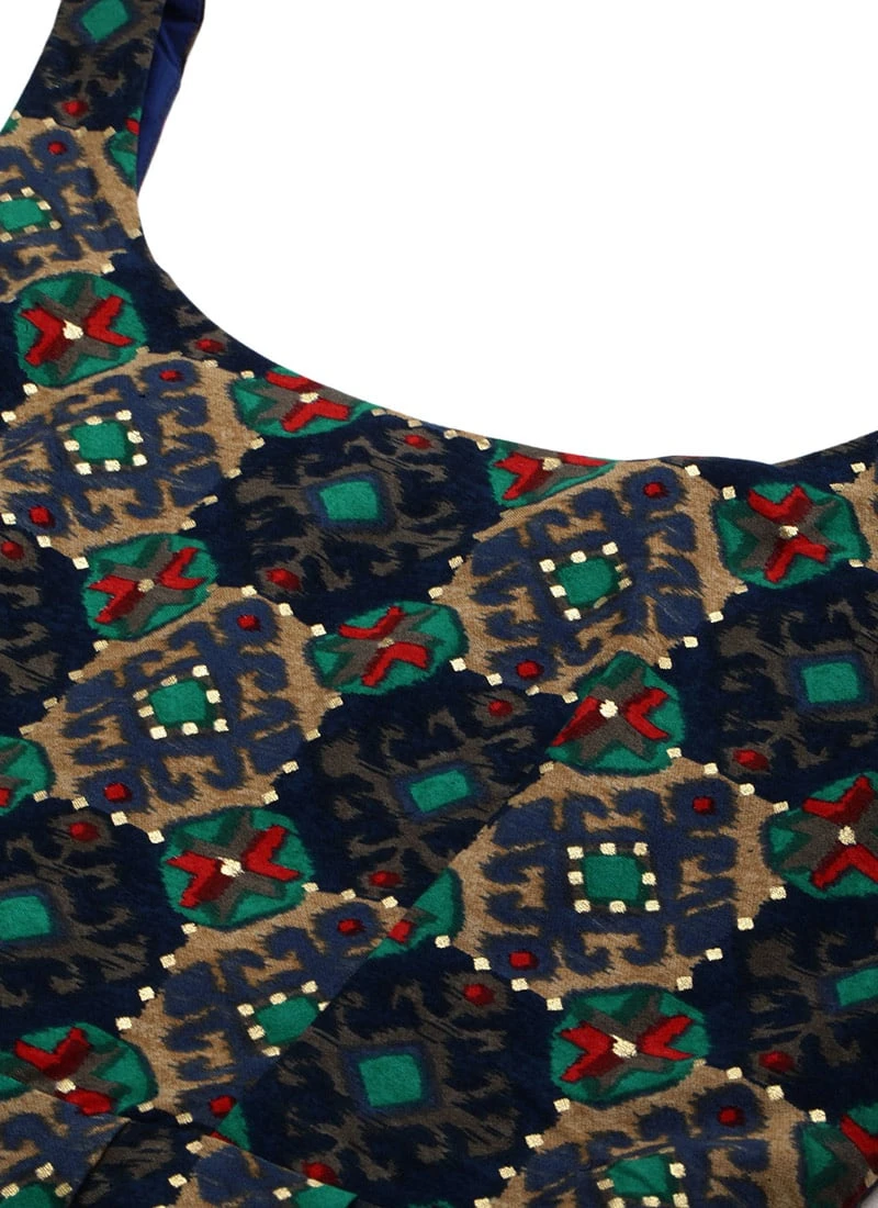 Multicolor N Off White Printed Kurta Set Festive Wear 7 Multicolor N Off White Printed Kurta Set Festive Wear - Image 5