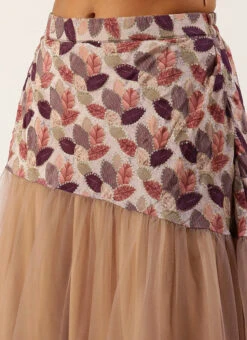 Multicolored Chinon N Peach Net Layered Lehenga Party Wear 14 Multicolored Chinon N Peach Net Layered Lehenga Party Wear -ZariGrace Shop Multicolored Chinon N Peach Net Layered Lehenga GHBS02206209 rrc2