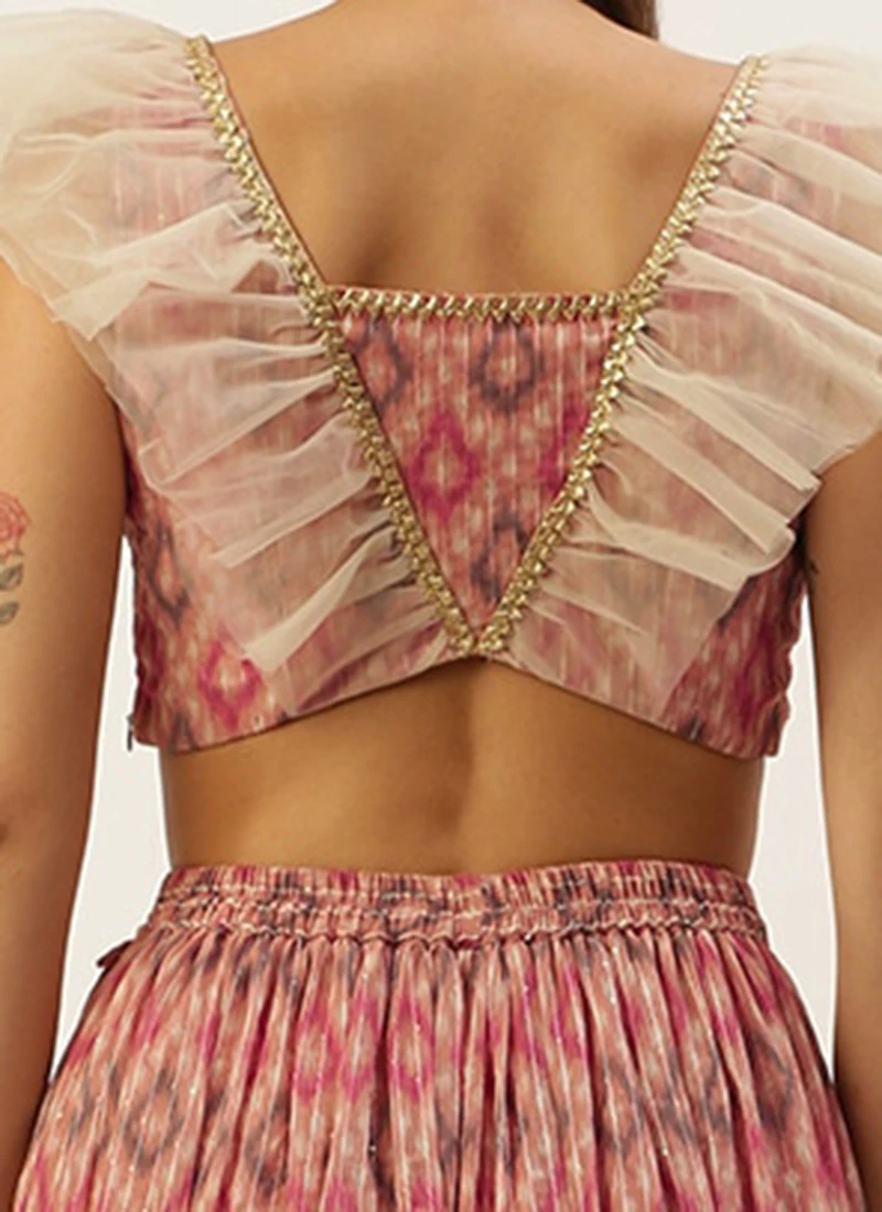 Skirt From Multicolored Digital Printed Co Ords Set After Six Wear 9 Skirt From Multicolored Digital Printed Co Ords Set After Six Wear - Image 7