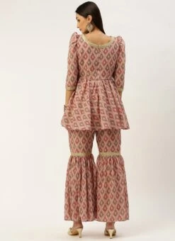 Top From Multicolored Digital Printed Georgette Co Ords Set After Six Wear 13 Top From Multicolored Digital Printed Georgette Co Ords Set After Six Wear -ZariGrace Shop Multicolored Digital Printed Georgette Co Ords Set IWBS02211225 b