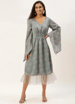 Multicolored Digital Printed Kaftan Dress After Six Wear 12 Multicolored Digital Printed Kaftan Dress After Six Wear -ZariGrace Shop Multicolored Digital Printed Kaftan Dress DRBS02211025 u