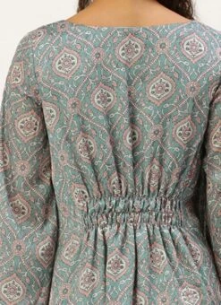 Multicolored Digital Printed Kaftan Dress After Six Wear 15 Multicolored Digital Printed Kaftan Dress After Six Wear -ZariGrace Shop Multicolored Digital Printed Kaftan Dress DRBS02211025 rrc2