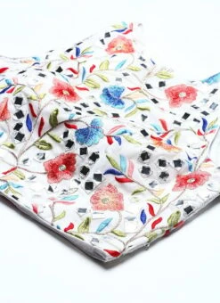 Multicolored Embroidered Blouse Wedding Wear -ZariGrace Shop Multicolored Embroidered Blouse BLBS02303845 rrc1