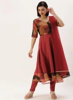 Multicolored Embroidered Georgette Anarkali Suit Festive Wear 12 Multicolored Embroidered Georgette Anarkali Suit Festive Wear -ZariGrace Shop Multicolored Embroidered Georgette Anarkali Suit SLBS02203508 u