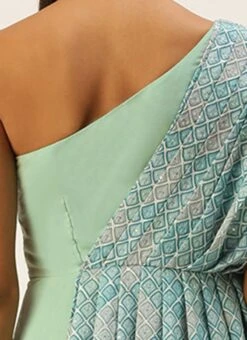 Multicolored Embroidered Indo Western Gown Party Wear -ZariGrace Shop Multicolored Embroidered Indo Western Gown IWBS02206293 rrc2