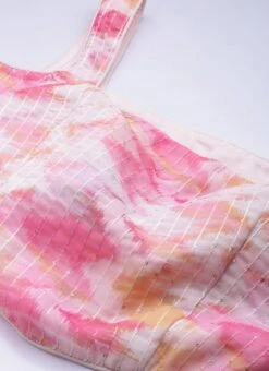 Bottom From Multicolored Georgette Co Ords Set After Six Wear -ZariGrace Shop Multicolored Georgette Co Ords Set IWBS02302393 rrc1 1