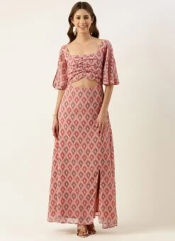 Multicolored Georgette Digital Printed Dress Festive Wear After Six Wear 12 Multicolored Georgette Digital Printed Dress Festive Wear After Six Wear -ZariGrace Shop Multicolored Georgette Digital Printed Dress DRBS02211306 u