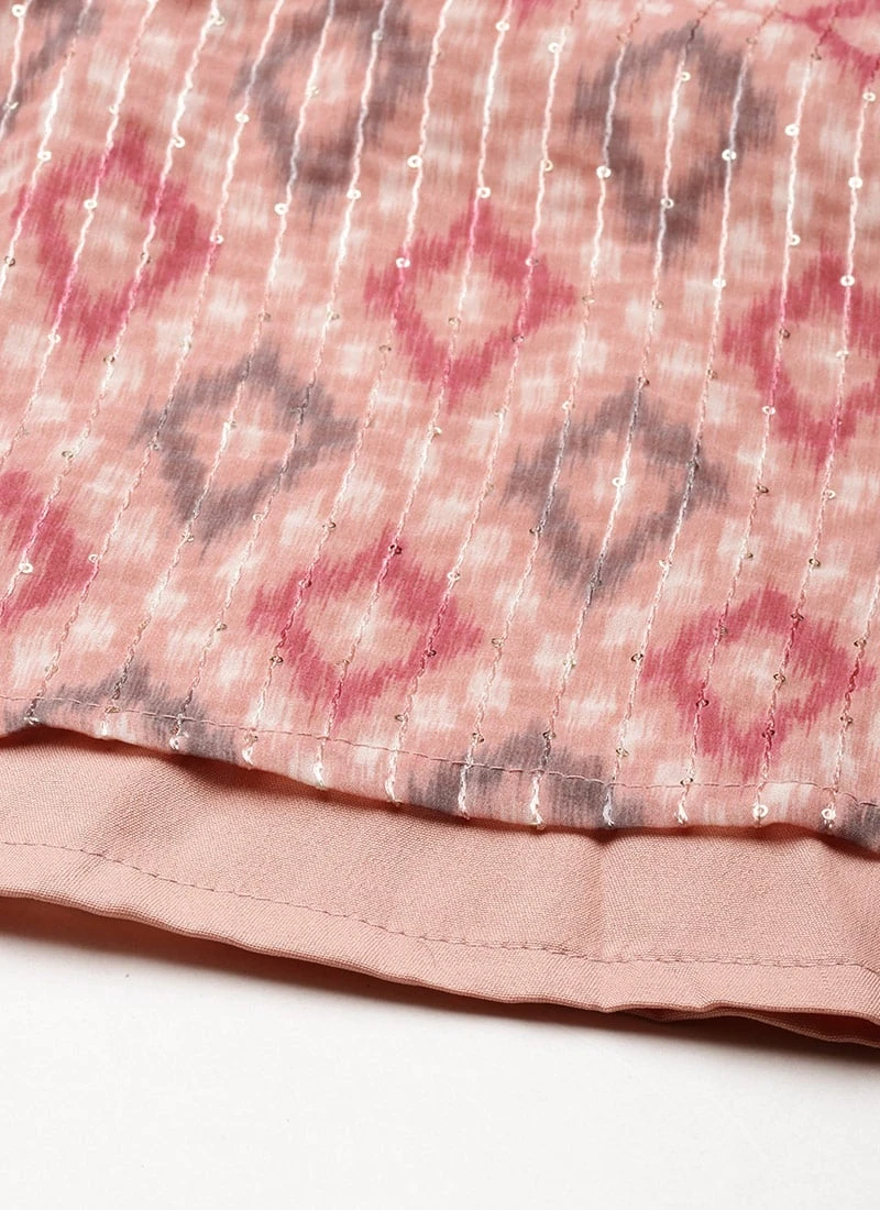 Multicolored Georgette Digital Printed Jumpsuit After Six Wear 10 Multicolored Georgette Digital Printed Jumpsuit After Six Wear - Image 8