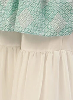 Top From Multicolored Georgette Embroidered Gharara Suit After Six Wear -ZariGrace Shop Multicolored Georgette Embroidered Gharara Suit IWBS02209754 rrc4