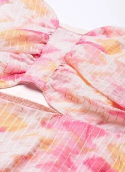 Multicolored Georgette Printed Dress Party Wear -ZariGrace Shop Multicolored Georgette Printed Dress DRBS02302440 rrc1