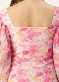 Multicolored Georgette Printed Dress Party Wear -ZariGrace Shop Multicolored Georgette Printed Dress DRBS02302440 rrc2