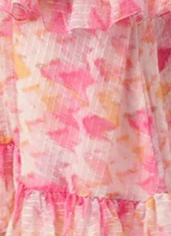 Multicolored Georgette Printed Dress Party Wear -ZariGrace Shop Multicolored Georgette Printed Dress DRBS02302440 rrc4