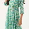 Multicolored N Green Printed Kurta Set Festive Wear -ZariGrace Shop Multicolored N Green Printed Kurta Set KSBS02205970 l