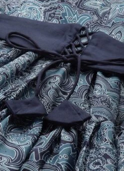 Multicolored Printed Chinon Dress After Six Wear -ZariGrace Shop Multicolored Printed Chinon Dress DRBS02306334 rrc1