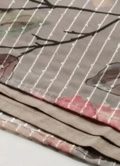 Multicolored Printed N Embroidered V Neckline Kaftan Festive Wear After Six Wear -ZariGrace Shop Multicolored Printed N Embroidered V Neckline Kaftan DRBS02204674 rrc3