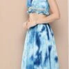 Multicolored Tie Dye Chinon Lehenga Set Festive Wear -ZariGrace Shop Multicolored Tie Dye Chinon Lehenga Set GHBS02301026 l
