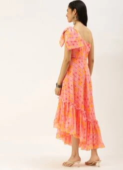 Multicoloured Digital Printed Dress After Six Wear -ZariGrace Shop Multicoloured Digital Printed Dress DRBS02208546 b