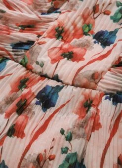 Multicoloured Pleated Georgette Jumpsuit After Six Wear -ZariGrace Shop Multicoloured Pleated Georgette Jumpsuit DRBS02211145 rrc1 1