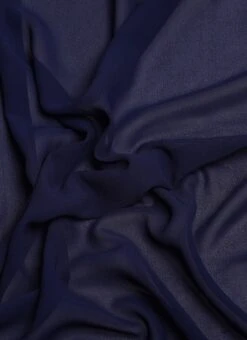 Navy Blue Georgette Pleated Ruffle Saree Festive Wear -ZariGrace Shop Navy Blue Georgette Pleated Ruffle Saree SABS02301092 rrc4