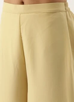 Navy Blue N Beige A Line Kurta Palazzo Set Festive Wear -ZariGrace Shop Navy Blue N Beige A Line Kurta Palazzo Set KSBS02101766 rrc2