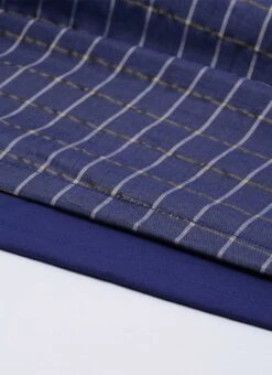 Navy Blue N Beige A Line Kurta Palazzo Set Festive Wear -ZariGrace Shop Navy Blue N Beige A Line Kurta Palazzo Set KSBS02101766 rrc4