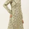 Off White Art Silk Printed Dress After Six Wear -ZariGrace Shop Off White Art Silk Printed Dress DRBS02205900 l