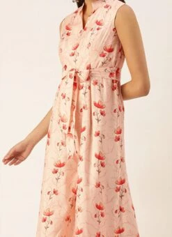 Off White Chanderi Modal Satin Collar Neck Jumpsuit After Six Wear