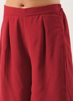 Bottom From Off White Embroidered Asymmetrical Gharara Suit After Six Wear -ZariGrace Shop Off White Embroidered Asymmetrical Gharara Suit SLBS02301728 rrc2 2