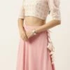 Off White Sequins Embroidery Pink Lehenga Festive Wear -ZariGrace Shop Off White Sequins Embroidery Pink Lehenga GHBS02205926 l