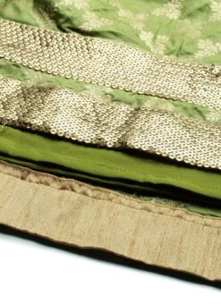 Olive Green Brocade Floor Length Skirt Festive Wear 17 Olive Green Brocade Floor Length Skirt Festive Wear -ZariGrace Shop Olive Green Brocade Floor Length Skirt WBBS02012674 rrc4