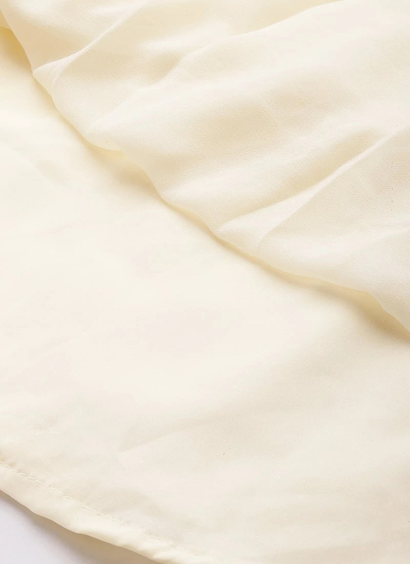 Orange N Off White Printed Dress Festive Wear 10 Orange N Off White Printed Dress Festive Wear - Image 8