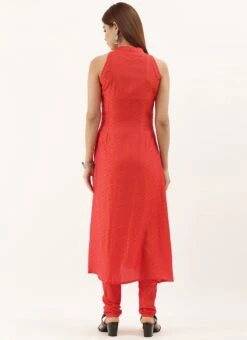 Orange N Pink Art Silk Narrow Straight Pant Festive Wear 9 Orange N Pink Art Silk Narrow Straight Pant Festive Wear -ZariGrace Shop Orange N Pink Art Silk Narrow Straight Pant KSBS01910229 b