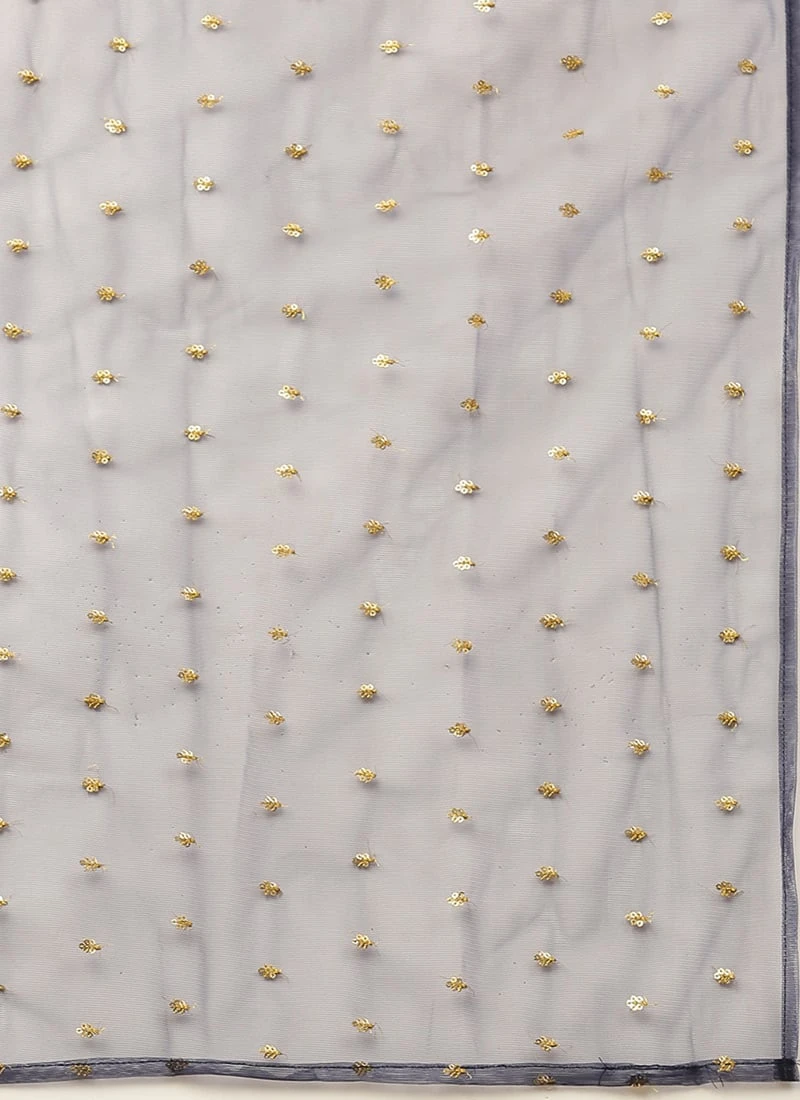 Top From Pale Blue Lily Art Silk Printed Gharara Set After Six Wear 10 Top From Pale Blue Lily Art Silk Printed Gharara Set After Six Wear - Image 8